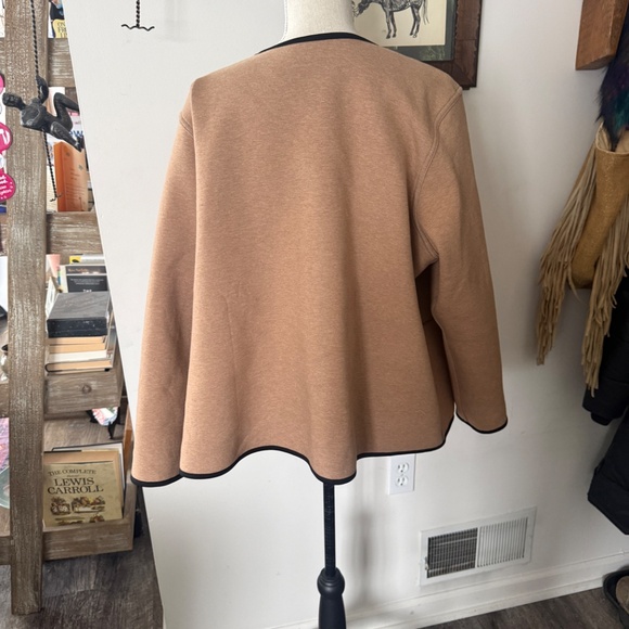 J.Jill Wearever Double-Knit Reversible Jacket 2X - Picture 3 of 4